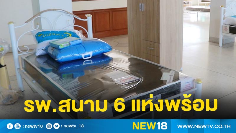 มหาสารคามเตรียมพร้อม รพ.สนาม 6 แห่ง หลังโควิด-19 ระบาดหนัก