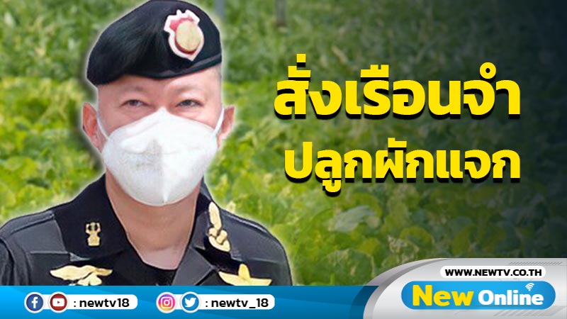 อธิบดีกรมราชทัณฑ์สั่งเรือนจำปลูกผักปลอดสารพิษแจกฟรี