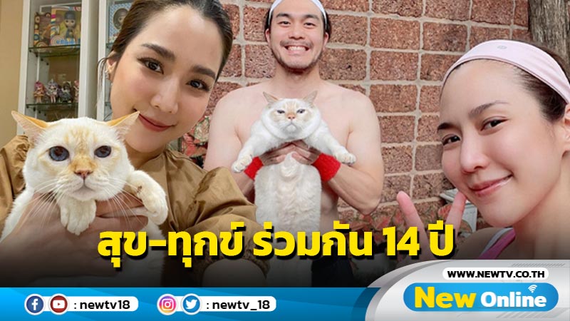 “จั๊กจั่น” เศร้าสูญเสีย “พี่เจ๋ง” แมวตัวแรกที่สุข-ทุกข์ ร่วมกัน 14 ปี