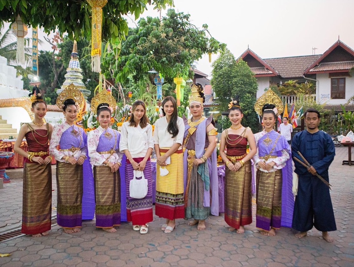 กระแต ศุภักษร ทำบุญบำรุงพระธาตุประจำปีเกิด จ.เชียงใหม่ 