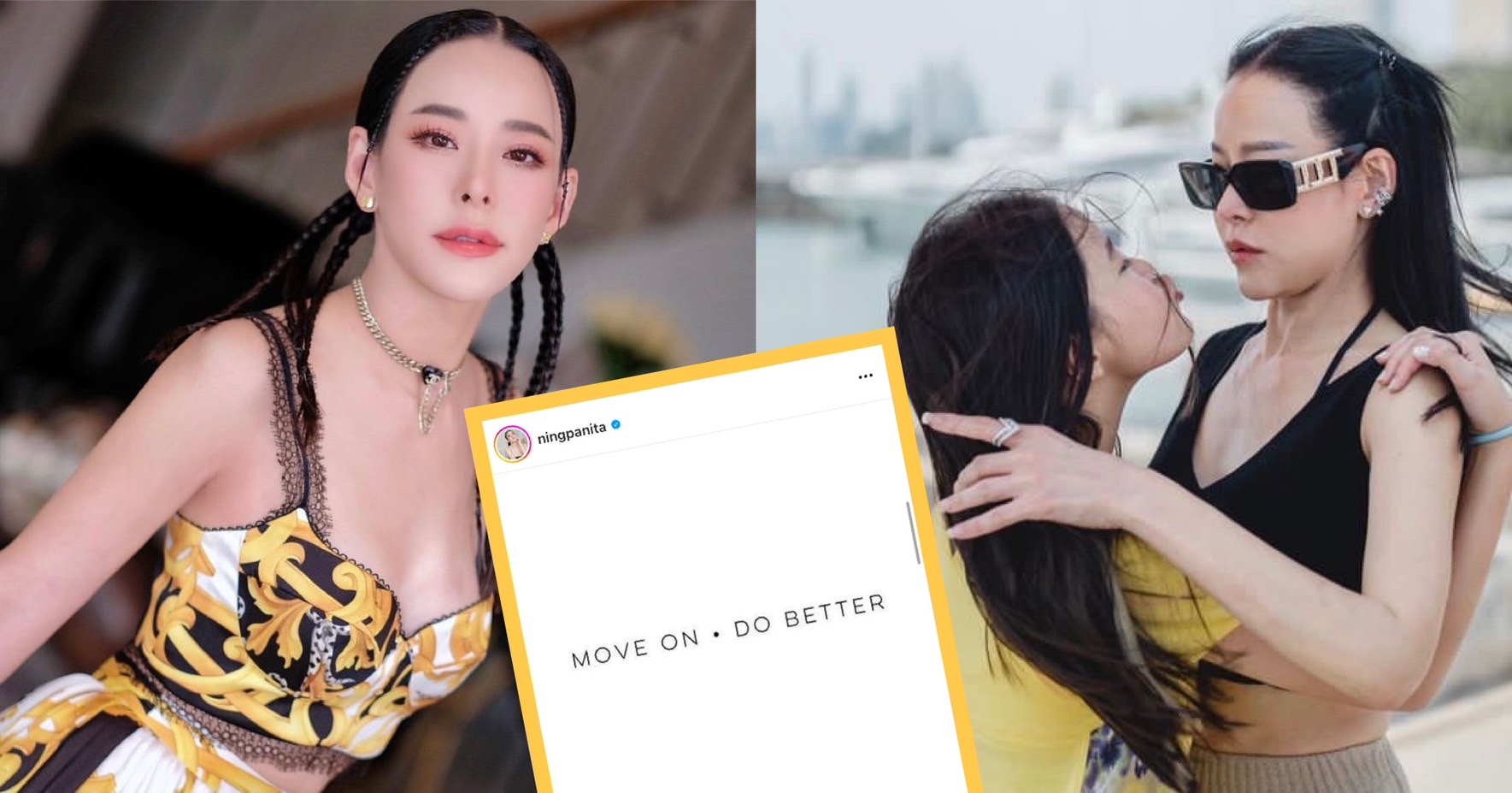 “หนิง ปณิตา” โพสต์ชวนเอ๊ะ MOVE ON - DO BETTER สื่อถึงอะไร ?