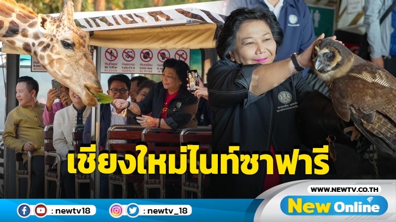 "พวงเพ็ชร" ชู  "เชียงใหม่ไนท์ซาฟารี" โกยเม็ดเงินท่องเที่ยว (มีคลิป)