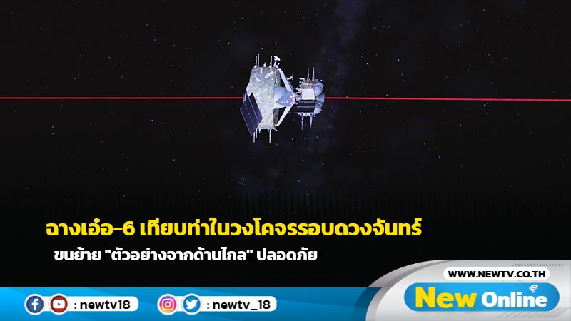 ฉางเอ๋อ-6 เทียบท่าในวงโคจรรอบดวงจันทร์ ขนย้าย "ตัวอย่างจากด้านไกล" ปลอดภัย