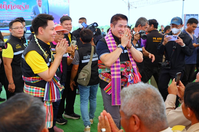 "ธรรมนัส-อรรถกร" ลุยชัยภูมิพบเกษตรกรได้รับผลกระทบก่อสร้างโครงการอ่างเก็บน้ำลำน้ำชี