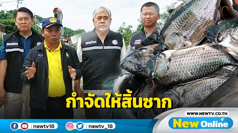 ประมงประจวบคีรีขันธ์นำชาวบ้านกำจัด "ปลาหมอคางดำ" 