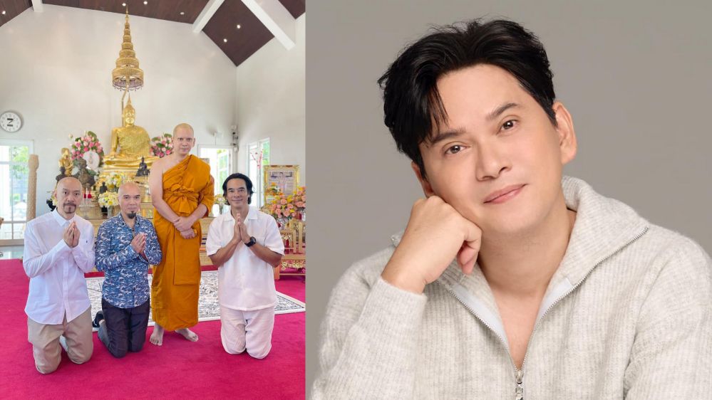 สู่ทางธรรม! “แมว จิรศักดิ์” สละทางโลก บวชเงียบกลางพรรษา “อี๊ด-กบ-อ่ำ” ร่วมอนุโมทนาแน่นวัด